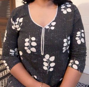 Floral Print Kurta