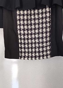 Elegant Classy B/W Dress 🖤