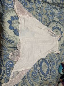 Baby pink net top (new…without lining)