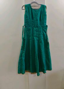 Elegant Green Anarkali Dress