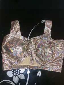 Shiny Party Blouse And ReadyMade saree 🥻