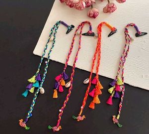 Braided Hair Clip Tassels