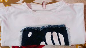 White Graphic Tee