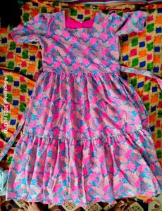 Floral Print Tiered Dress