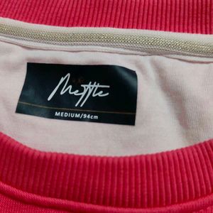 Pink Crewneck Winter T Shirt
