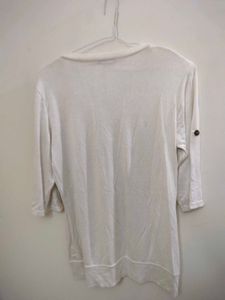 Stylish White Graphic Tee