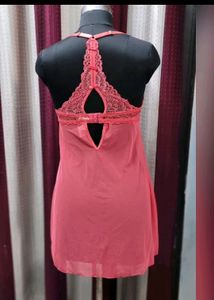 Pink Night Dress Super Discount Only 100