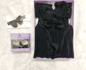 Premium Baby Birthday Outfit + Headband +
