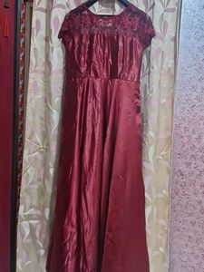 Elegant Maroon Dress