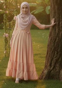 Elegant Modest Maxi Dress