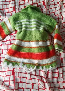 ✨Woolen Girl’s Winter Dress – Soft, Cozy &amp; Stylish