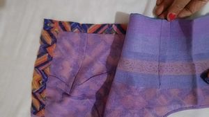 Pink Printed Saree