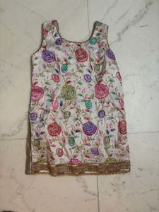 Floral Embroidered suit