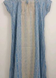 Blue Patterned Dress