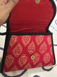 Embroidered Clutch Purse