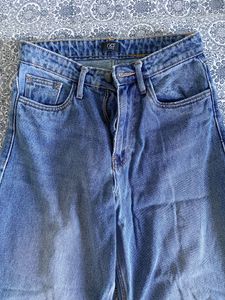 Wide Leg Denim Jeans