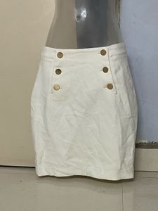 H&M Branded New White Skirt