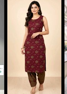 Embroidered Kurta Set