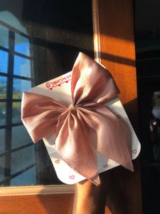 pink aesthetic hair bow