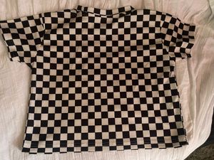 Checkered Crop Top