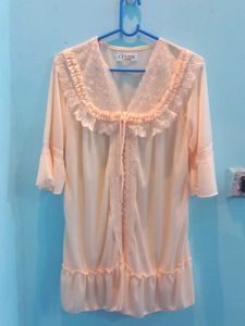 Vintage Lace Robe, Night Dress  ...three Piece Set