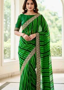 Ready To Wear Lehariya saree