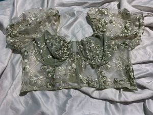 Floral Lace Corset Top