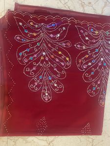 Saree With Work Good Condition