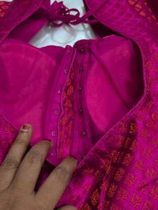 Pink Readymade Blouse