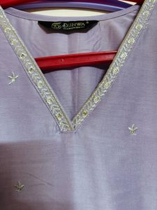 999 Fixed New Lavender Kurta Set