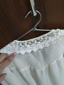 Lace Trim Blouse
