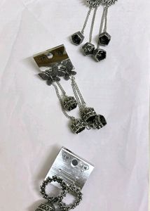 New Oxidised Earrings 3combo Set