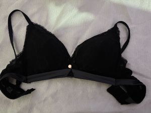 Black Lace Bra