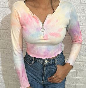 Tie And Die College Girl Top
