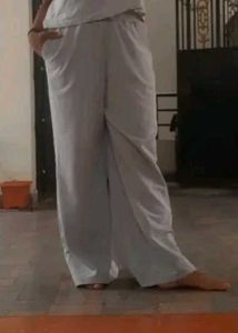 Wide Leg Grey Sweatpants