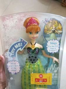 2015 MATTEL FROZEN SINGING ANNA