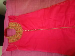Aline Kurta Dark Pink Colour