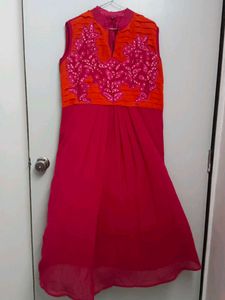 Pink & Orange Kurta