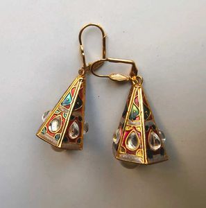 Kundan Meena Earings