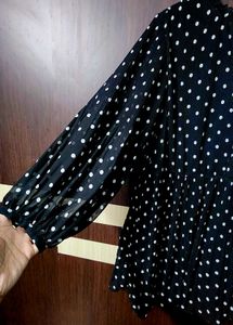 Polka Dot Top 46 To 52 Bust