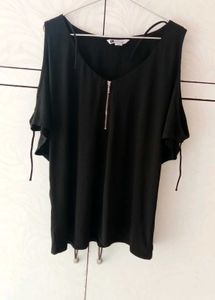 Stylish Black Top (Off- Shoulder)