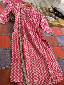 Pink Printed Kurta set