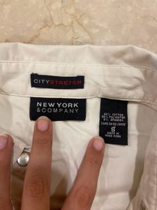 New York &amp; Co. White Shirt