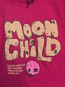 Pink Moon Child Graphic Tee