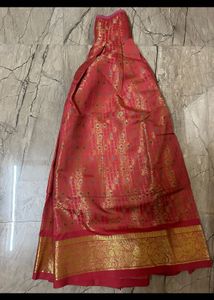 ⚡Flash Sale:Beautiful Red Lehenga/Pavadai/Parikin