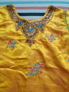 Embroidered Kurta And  Pant