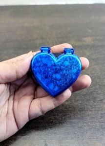 Heart With Inside Mirror Pop Up Socket Mobile Grip