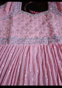 Pink Plazo Suit
