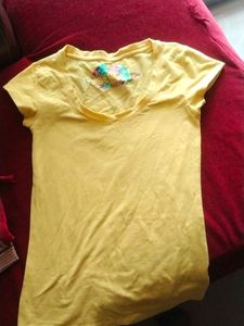 Yellow Graphic Tee