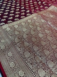 Banarsi Silk Buta All over Zari